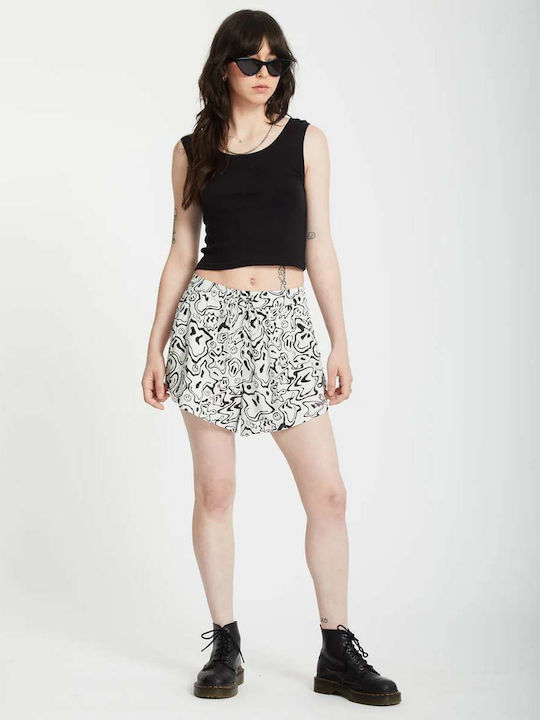 Stone Women's Crop Top Cotton Sleeveless Black Black