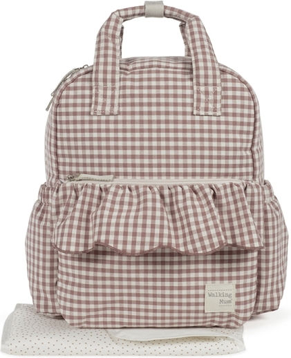 Walking Mum Чанта-Алаксиера Раница Кафява 37x28x13см