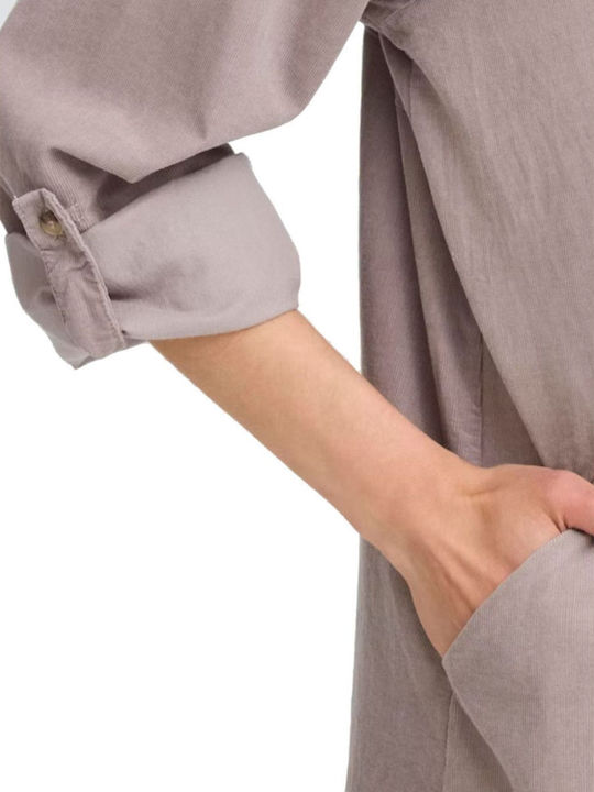 Shirt Dress Ecru