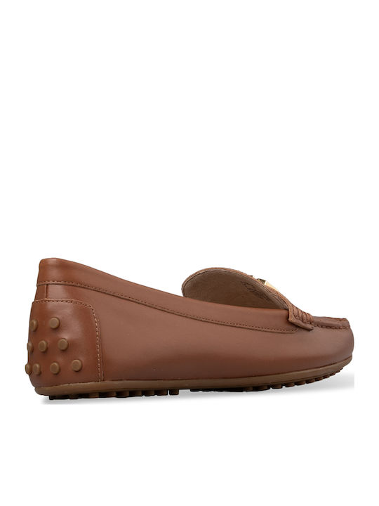 Barnsbury Δερμάτινα Γυναικεία Loafers σε Καφέ Χρώμα