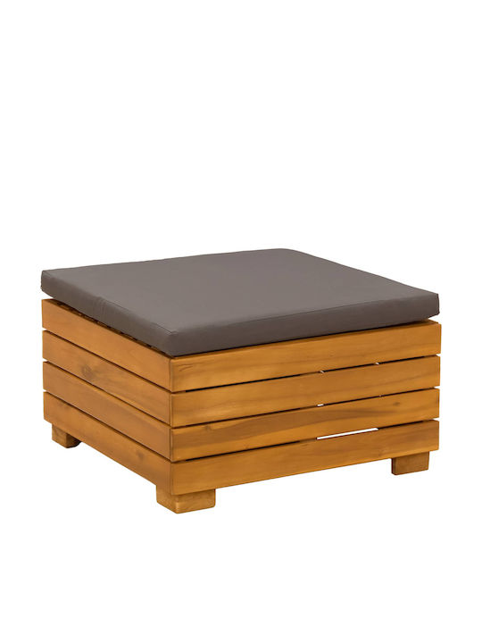 Drei-Sitzer Outdoor-Sofa Hölzernes mit Kissen