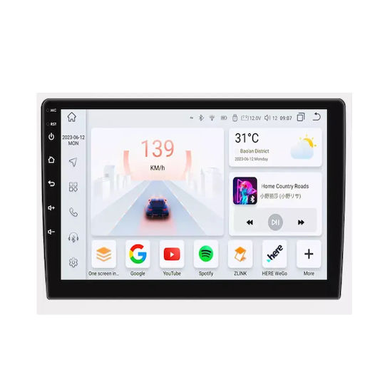 Car Audio System for Mitsubishi Colt 2013-2023 Bluetooth USB WiFi GPS Apple CarPlay Android Auto with 9" Touch Screen