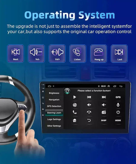 Car Audio System for Mitsubishi Colt 2013-2023 Bluetooth USB WiFi GPS Apple CarPlay Android Auto with 9" Touch Screen