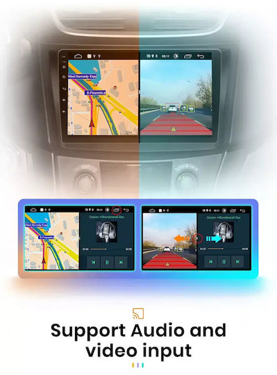Car Audio System for Mitsubishi Colt 2013-2023 Bluetooth USB WiFi GPS Apple CarPlay Android Auto with 9" Touch Screen