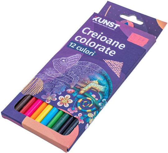 Kunst & Papier Ξυλομπογιές Σετ 12 χρώματα