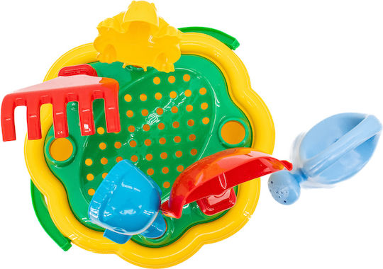 Maxtar Beach Bucket Set with Yellow Accessories
