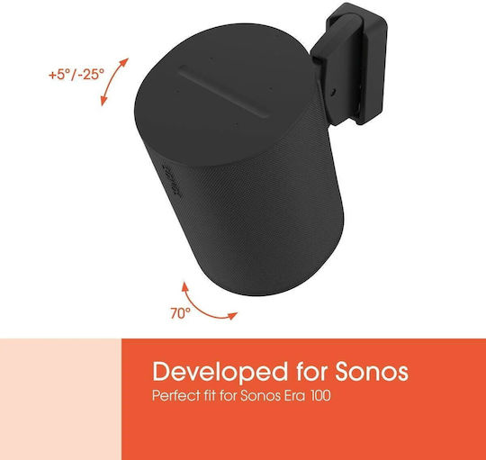 Vogel's Speaker Wall Mount (Piece) in Black Colour