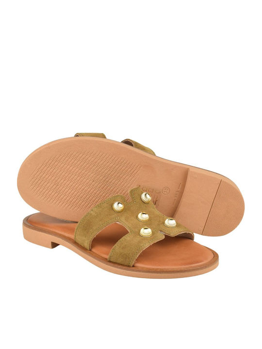 Sandale Casual Damă Din Piele Verzi