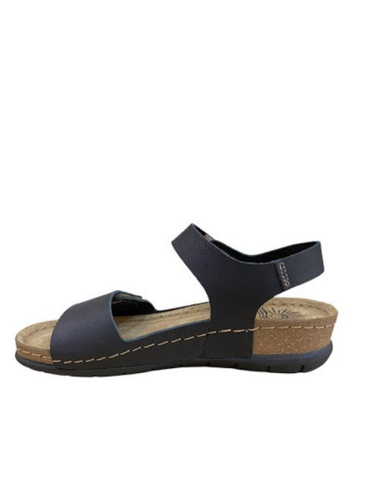 Leather Women's Anatomic Black Sandals