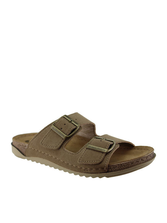 Women's Flat Sandals Brown G-AA01(AA18)