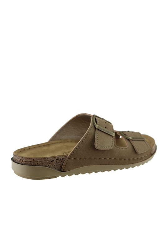 Women's Flat Sandals Brown G-AA01(AA18)