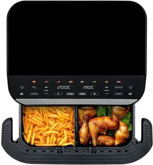 Tesla Aircook DualHeat Еър Фрайър 10л Черен