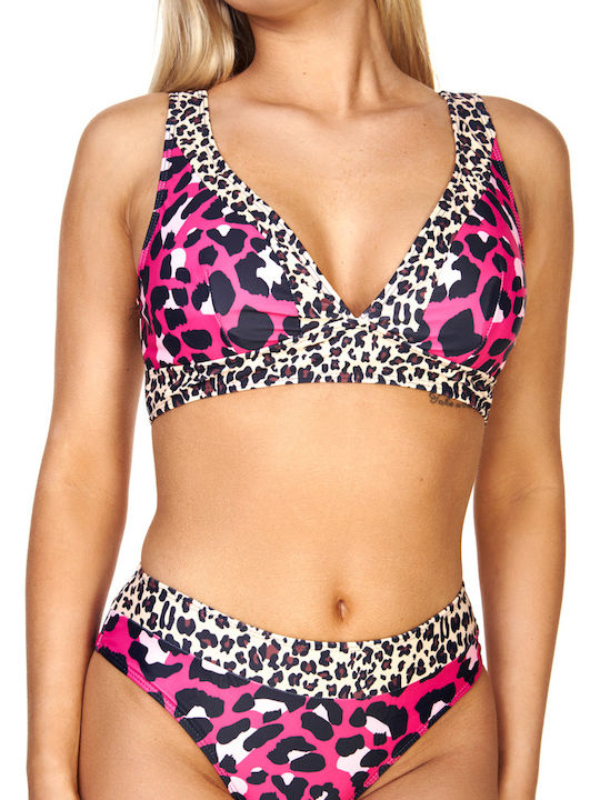 Set Bikini Animal Print Fuchsia