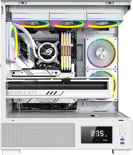 ProGaming Kian Desktop PC (Ryzen 7-5800X/32GB DDR4/2TB SSD/GeForce RTX 3050/Windows 11 Home) Alb Gheață
