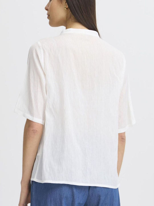 Short Sleeve Women's Shirt White