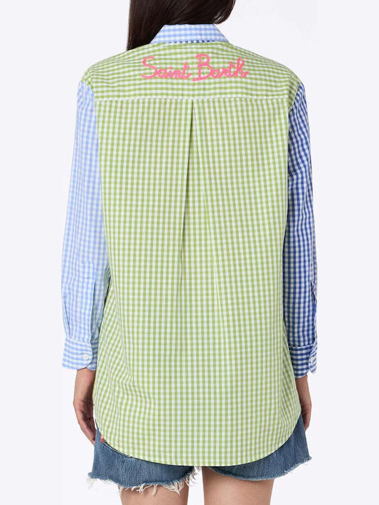 Brigitte Long Sleeve Women's Shirt Tequila Striped