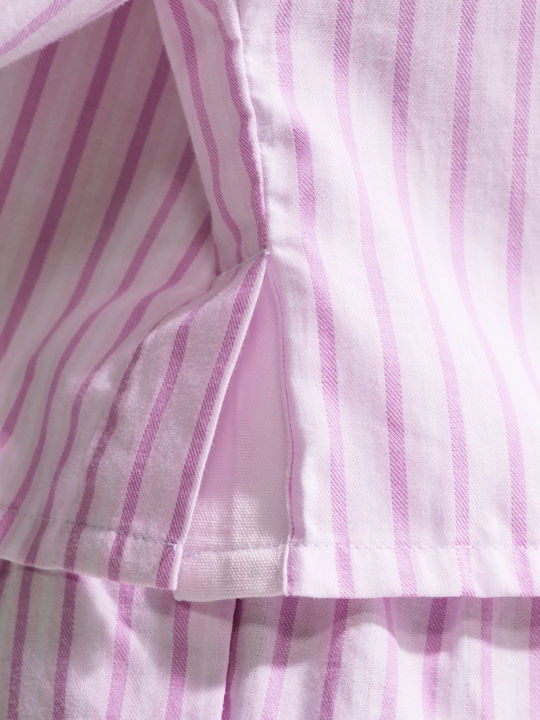 Chill Long Sleeve Women's Shirt Pink Striped