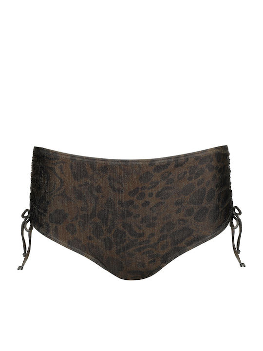 Bikini Bottoms High Waist Jungle Jaguar