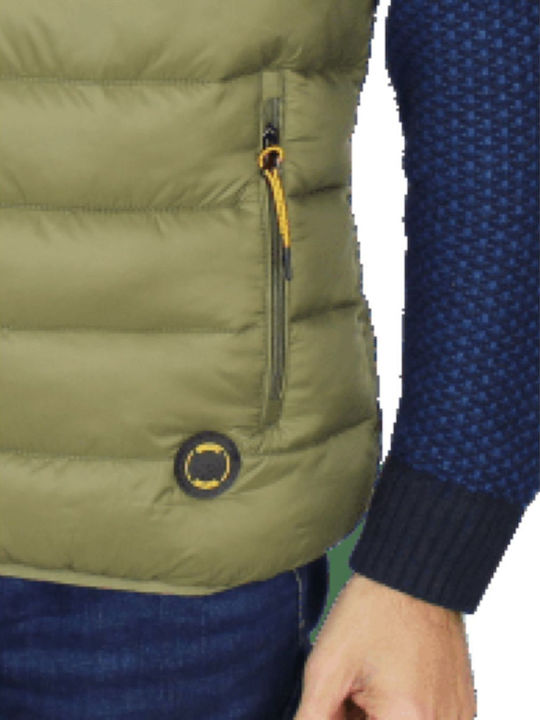 Αμάνικο Μπουφάν Puffer Λαδί