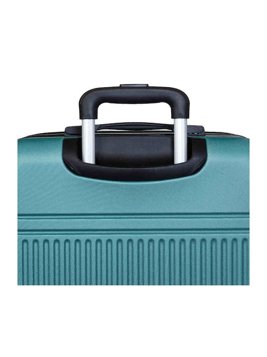 Seagull Hard Green Suitcases With 4 Wheels Set Of 3 Pieces