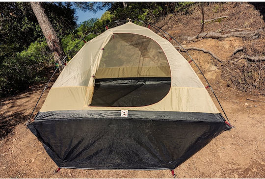 Coleman Darwin Summer Camping Tent Igloo Beige with Double Cloth for 4 People 260x210x130cm