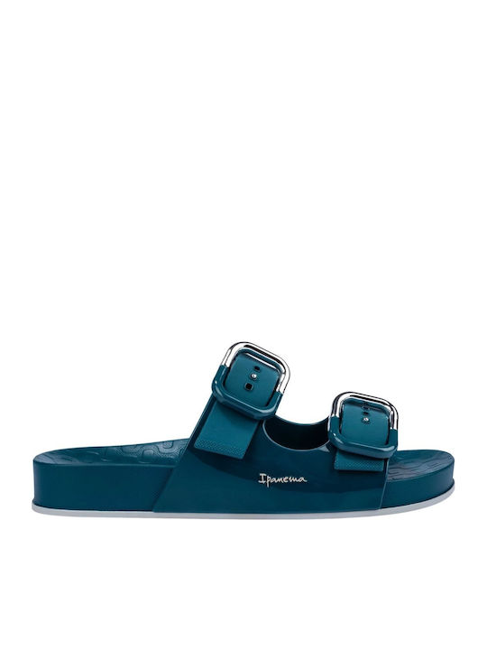 Damen Zehentrenner im Stil Pédila in Blau Farbe