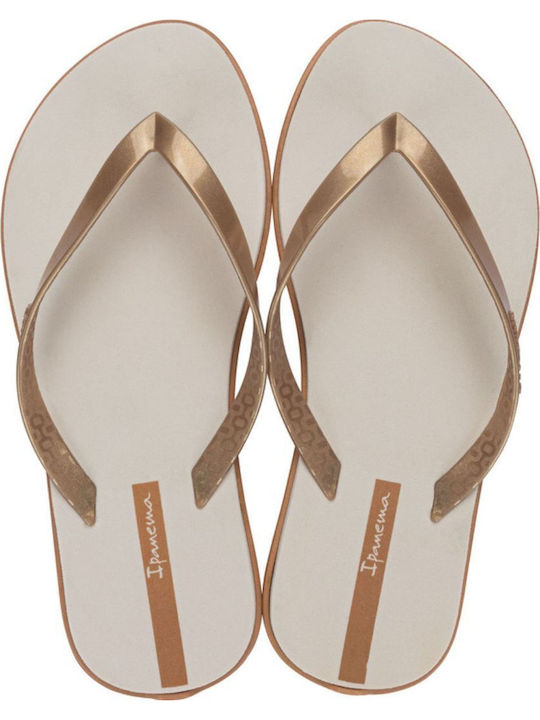 Flip Flops In Gold Colour