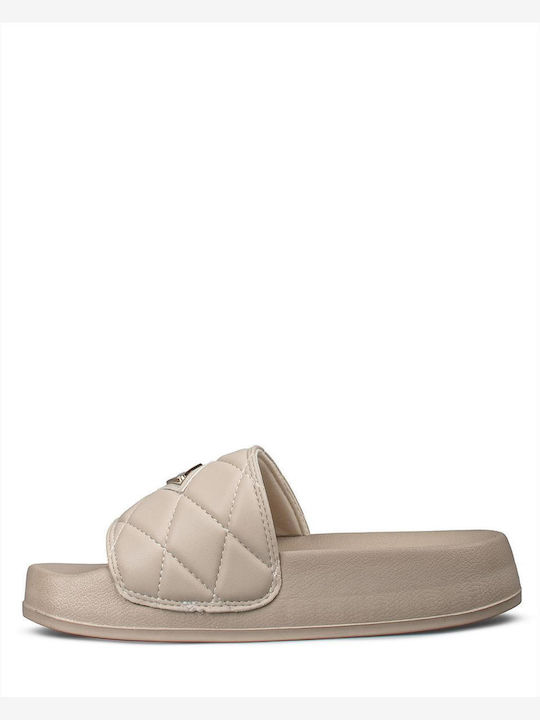 Lotty Flip Flops in Beige Colour