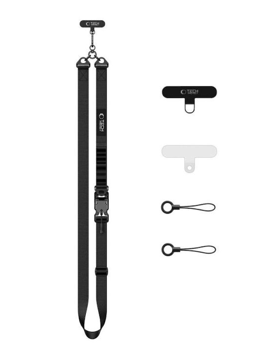 Tech-protect C9s Rope Crossbody Phone Lanyard Black