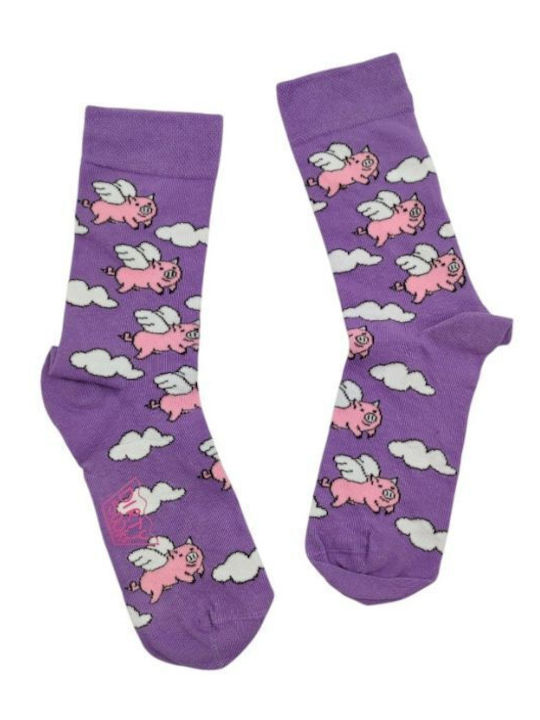 Dirty Socks Κάλτσες Μωβ Dirty Socks Κάλτσες Μωβ