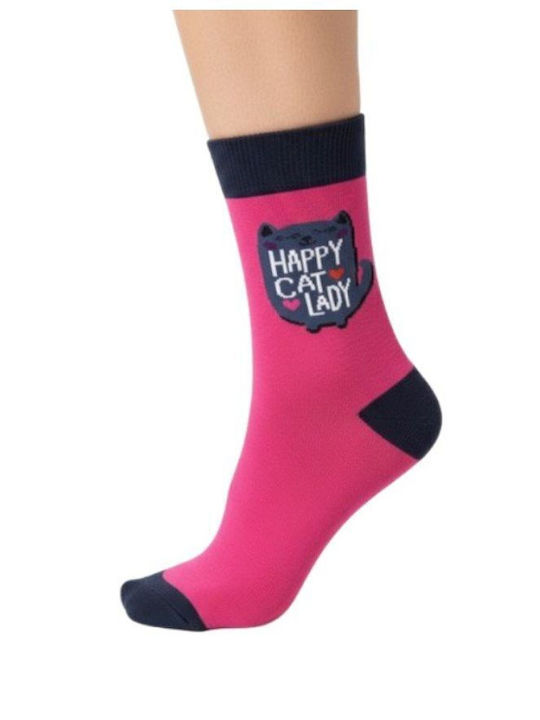 Dirty Socks Γυναικείες Κάλτσες Happy Cat Lady
