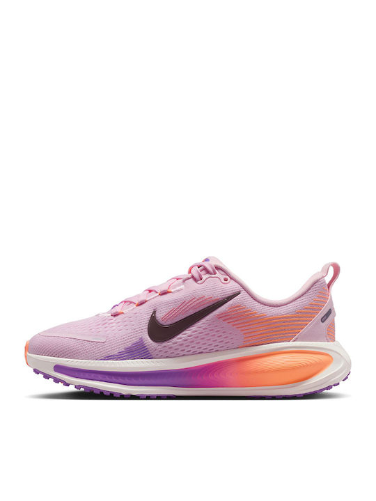 Vomero 18 Kids Sports Shoes Running with Laces Pink