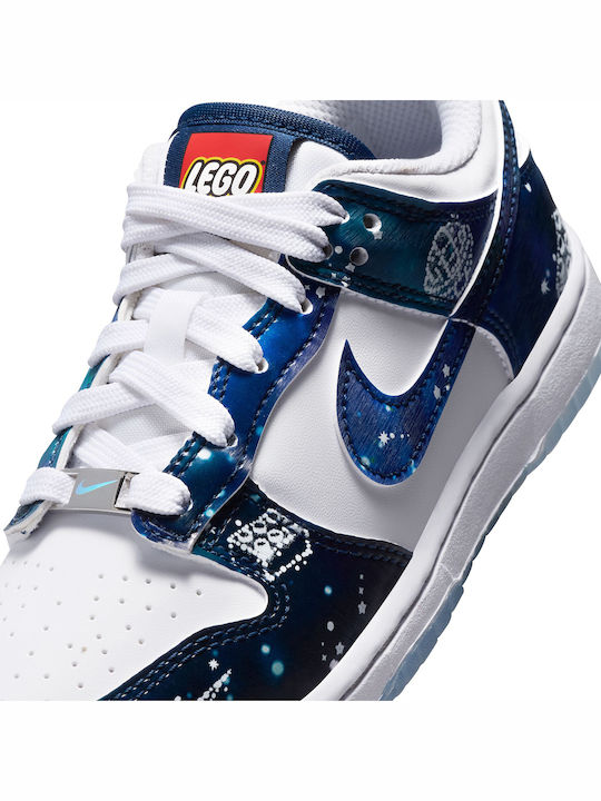 Dunk Low Παιδικά Sneakers Λευκά