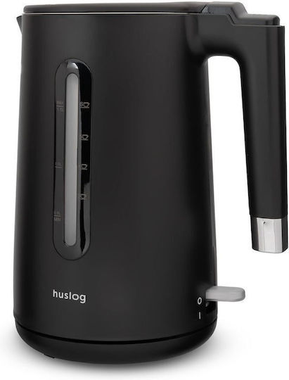 Huslog Електрическа Кана 1.5л 2200W Сива HUS1073