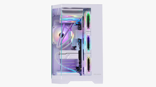 ProGaming Banshee Gaming Desktop PC Ryzen 7 5800X 32GB DDR4 1TB SSD GeForce RTX 5060 Windows 11 Home White Ice