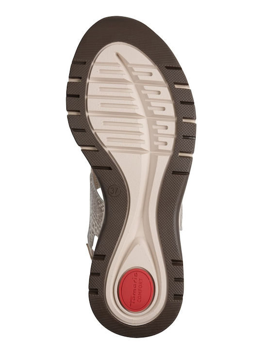 Sommer Damenplattformen Beige