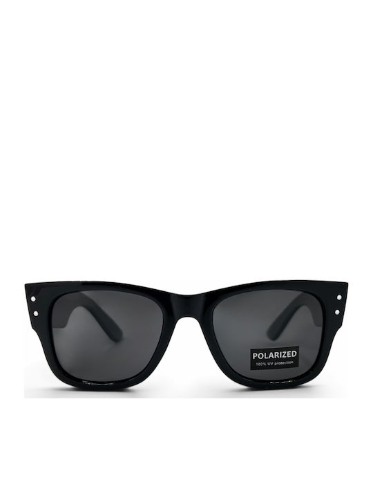 Riverio Black Sunglasses with Horn-Rimmed Frame Riverio Black Sunglasses with Horn-Rimmed Frame