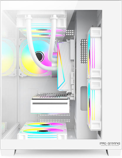 ProGaming Ambra Gaming Desktop PC (Ryzen 7-5800X/32GB DDR4/1TB SSD/GeForce RTX 5060 Ti/W11 Home) Alb Glacier