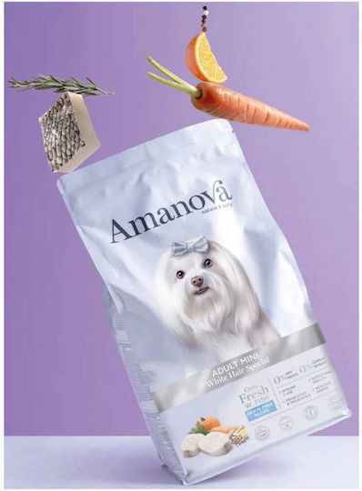 Amanova 2kg Dry Dog Food Grain-Free for Adult Small Breed Dogs with Fish