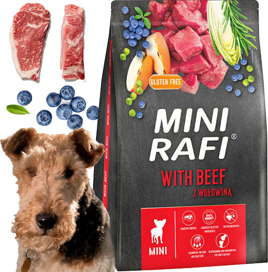 Dolina Noteci Rafi 3kg Ξηρά Τροφή Σκύλων Μικρόσωμων Φυλών με Βοδινό και Κρέας