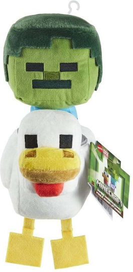 Mattel Λούτρινο Minecraft Chicken Jockey 20 εκ.