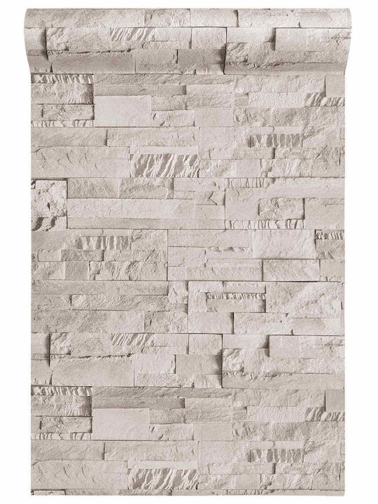 Ταπετσαρία Τοίχου Υφασμάτινη Μπεζ 1000x53cm