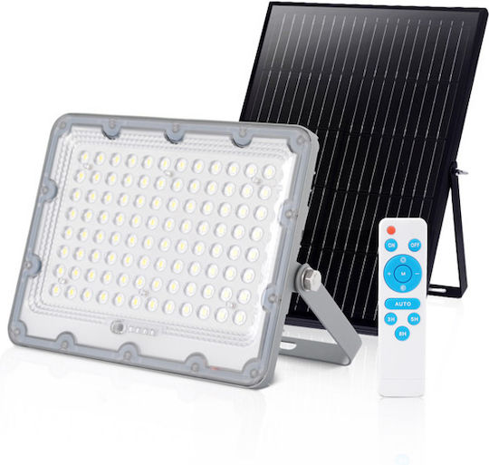 Evivak Ηλιακός Προβολέας LED 50W Ψυχρό Λευκό 6000K