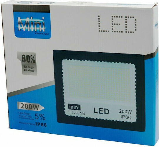 Στεγανός Προβολέας LED 200W IP66