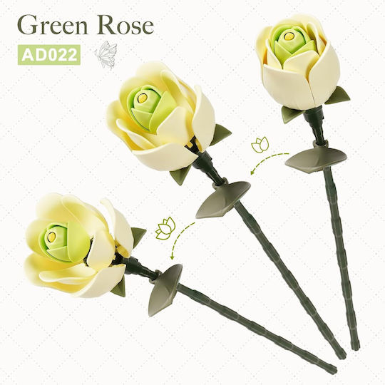 Rokr Cuburi De Construit Green Rose Pentru 14+ Ani 37 Bucăți