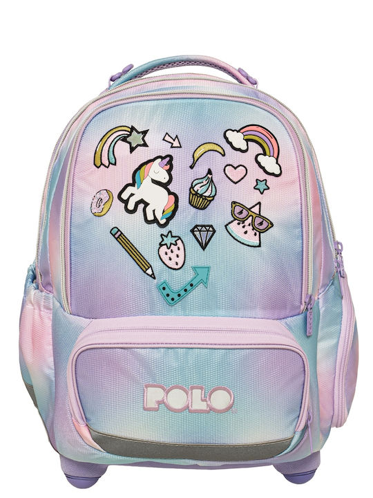 Polo Schulranzen Trolley Grundschule Rosa 25lt 31 x 18 x 44cm Jahr 2026