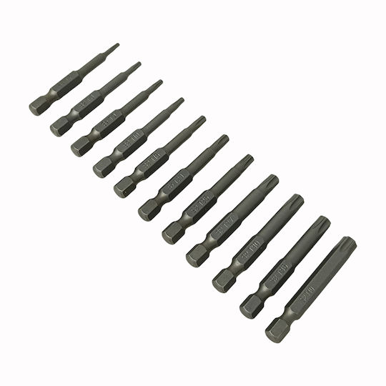 Σετ Μύτες Torx Τρύπα 11 Τεμαχίων 50mm Sks Tools 17020033