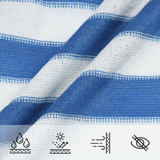 vidaXL Rectangular Mesh Shade Fabric Blue 2.5x3.5m