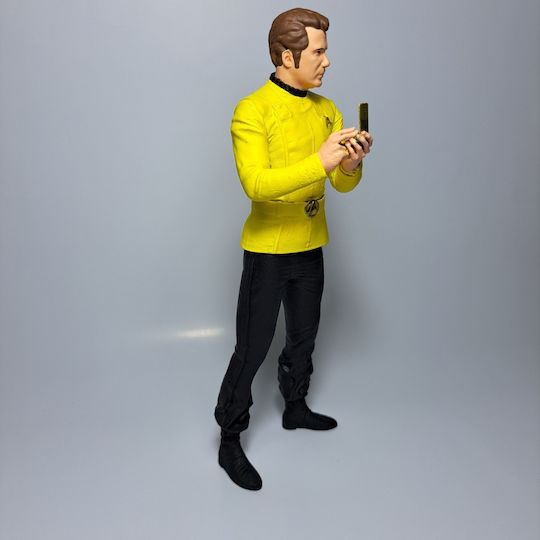Φιγούρα Captain Kirk Star Trek Series 3d Εκτυπωμένη-11 4 Cm 1:16