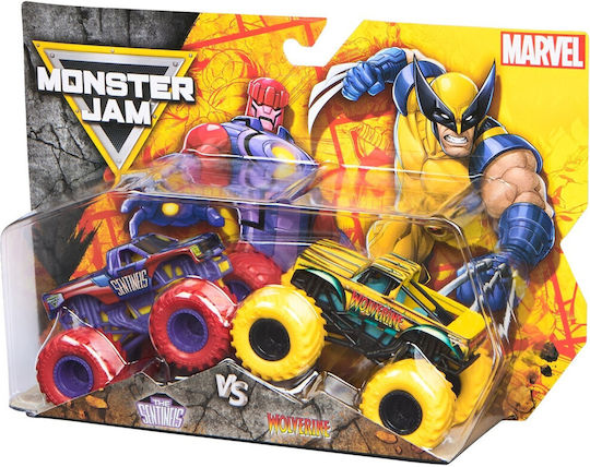 Spin Master Monster Jam Marvel Toy Car The Sentinels Vs Wolverine